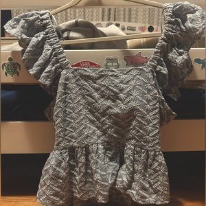 Francesca’s Boutique Tie Back Top